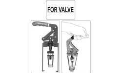 Vožtuvų spyruoklių nuspaudėjas