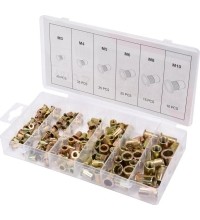 Kniedės srieginės M3-M10, plieninės 150vnt