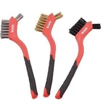 Šepečių vielinių plastikine rankena rinkinys 3vnt. 180mm