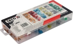 Automobilių saugiklių rinkinys 120vnt MINI