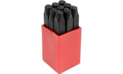 Number stamp 6 mm, 9pcs.