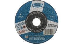 Pjovimo diskas Tyrolit 2in1 125x2.5mm (juodam ir nerūd.plienui)