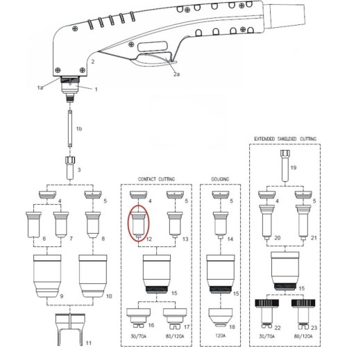 Tūta 1.1 50-60A kontaktinė