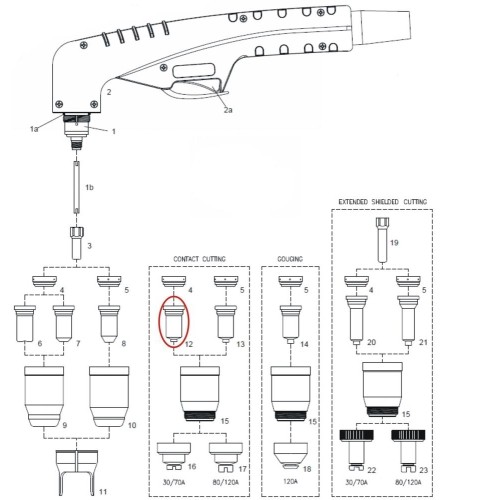Tūta 1.2 60-70A kontaktinė