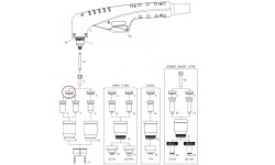 Difuzorius 30-70A, 4 skylutės