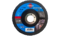 Lapelinis šlifavimo diskas LEMAN 125x22mm P40