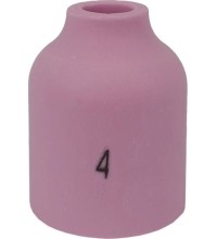 TIG ceramic nozzle under gas lens U-126 (T-9/20) 53N - 58 - nr 4 - 25x6,5
