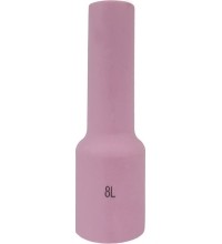 TIG ceramic nozzle under gas lens U-201 (T-17/18/26) 54N - 14L - nr 8 - 76 x 12,8