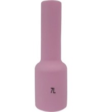 TIG ceramic nozzle under gas lens U-201 (T-17/18/26) 54N - 15L - nr 7 - 76 x 11,0