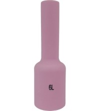 TIG ceramic nozzle under gas lens U-201 (T-17/18/26) 54N - 16L - nr 6 - 76 x 9,5