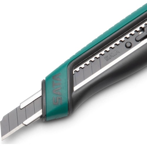 Rubber grip knife 13-point 9mm