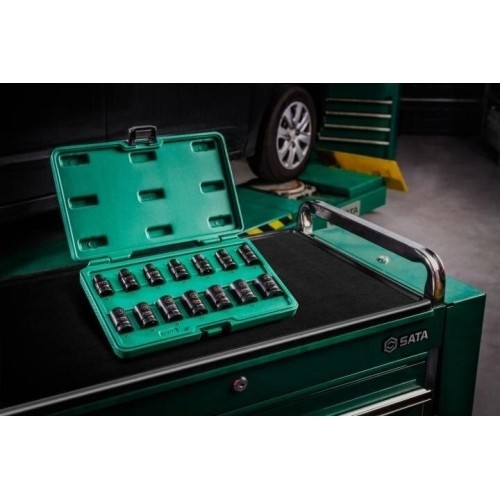 Smūginių galvučių rinkinys 1/2''(10-24mm)(14vnt)(plonasienės)