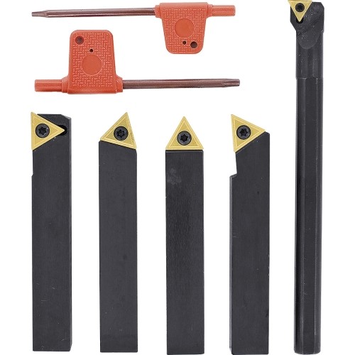 Carbide turning tool set 4-pcs. incl. boring bar, 16 mm