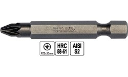 Antgalis 1/4' PZ 2x 50mmL (10vnt)