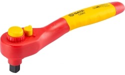 1/2" Dr. Quick-release teardrop ratchet insulated VDE 36TH