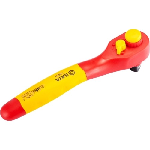 1/2" Dr. Quick-release teardrop ratchet insulated VDE 36TH