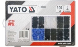 Plastic Push-Type Clip Assortment (300pcs) Opel