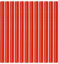 Hot glue stick set (red) (12pcs) 7.2x100mm