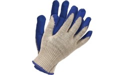 Work gloves, rubberized