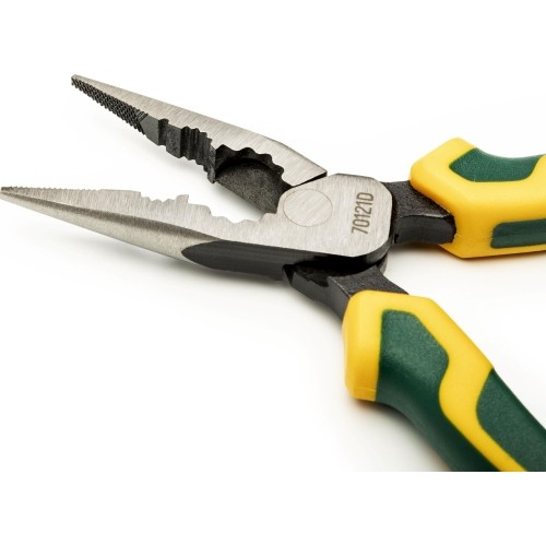 High leverage long nose combination pliers 170mm