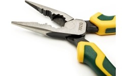 High leverage long nose combination pliers 170mm