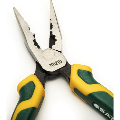 High leverage long nose combination pliers 170mm