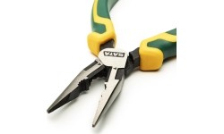 High leverage long nose combination pliers 170mm