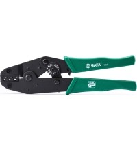 Ratchet crimping pliers for non-insulated terminals
