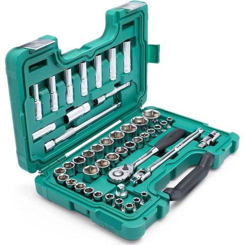 1/2" Dr. Socket set 46pcs. (8-32)+(3/8" -1") (S.A.E.)