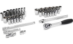 1/2" Dr. Socket set 46pcs. (8-32)+(3/8" -1") (S.A.E.)