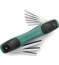 Foldup hex key set 9pcs (SAE)