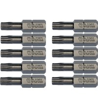 Antgalis TORX 1/4 (6.3mm) T25 x25mmL (10vnt)