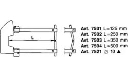 Tecna svirčių pora 7502, L250mm