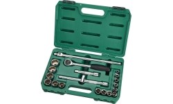 1/2" Dr. Socket set 20pcs 6pt+12pt (5/16'-1-1/4') (S.A.E.)