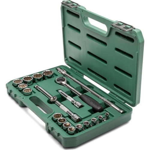 1/2" Dr. Socket set 20pcs 6pt+12pt (5/16'-1-1/4') (S.A.E.)