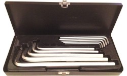 Hex key extra long set 10pcs. (3-17)