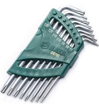 Long L-type TORX hex key set with hole T6-T25