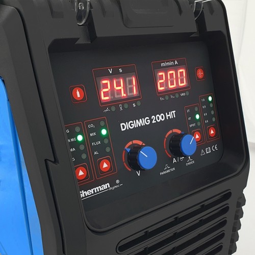 Inverter synergy welder DIGIMIG 200 HIT set