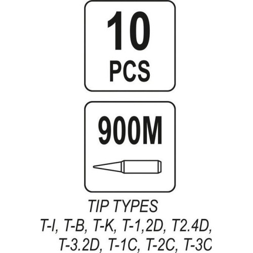 Soldering tip set (10pcs) 900M