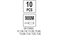 Soldering tip set (10pcs) 900M