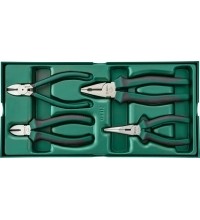 Tray. Pliers set 4pcs.