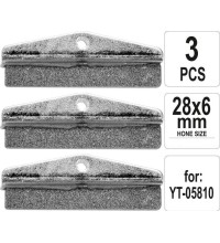 Šveitimo antgaliai (3vnt) honingavimo įrankiui 19-63mm YT-05810