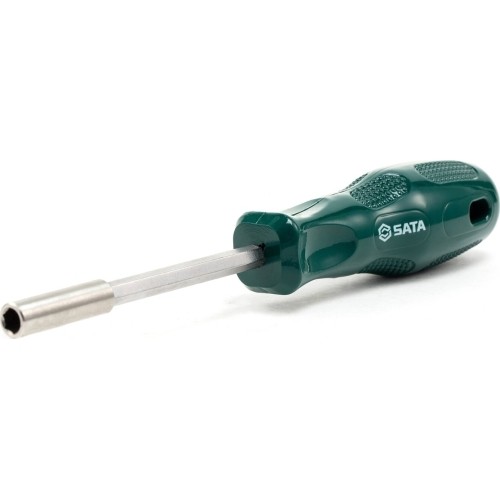 Screwdriver with magnet for 1/4" Dr. (6.3mm) bits