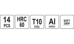 Precizinių peilių rinkinys (14vnt)