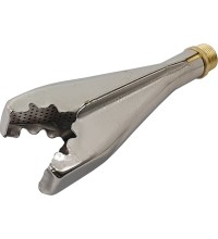 Pipe nozzle for roofing gas torch