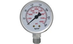 Pressure gauge ⌀ 52mm CO₂/Ar reducer with rotameter and heater CH-258 RBRP