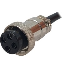 GX-16 4 pin female control plug for Spoolgun/MIG 200M and TIG 210 / 320 ACDC Pulse.