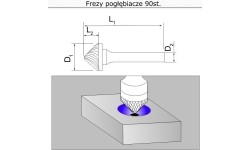 Countersink cutter 90° K120606