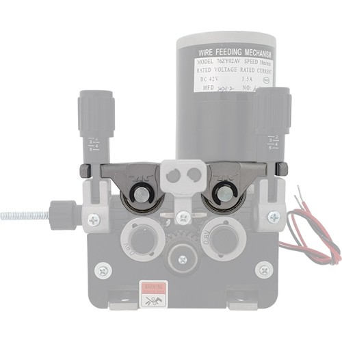 MIG 4Rn wire feeder pressure roller assembly