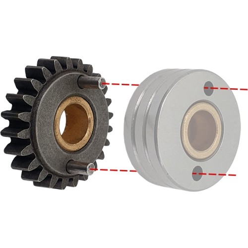 MIG 4Rn wire feeder guide roller gear wheel